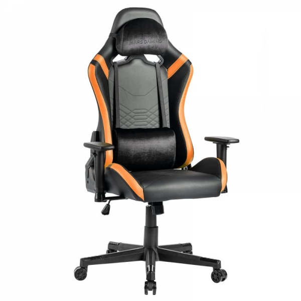 Mars Gaming MGC-PRO Silla Gaming - Cuero PU - Cojines Soft-Touch - Reposabrazos 2D - Respaldo Reclin