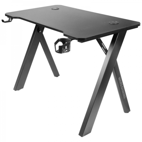 [MGD100RGBP] Mars Gaming MGD100RGB Mesa Gaming - Iluminacion RGB Control Remoto - Estructura Acero - Tablero Fibr