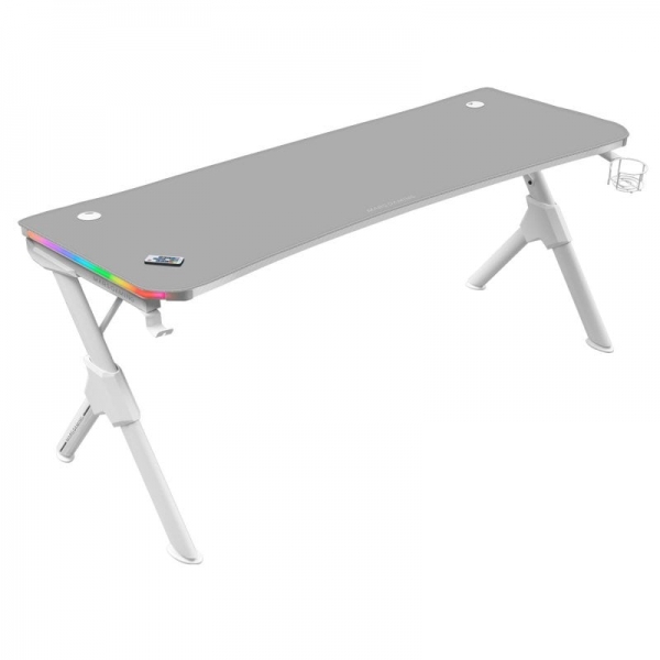 [MGDXLRGBW] Mars Gaming MGDXLRGB Mesa Gaming - Iluminacion 3D ARGB - Espacio para 3 monitores - Estructura de ac