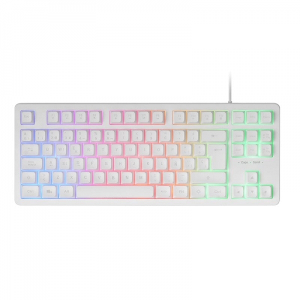 Mars Gaming MK023 Teclado Gaming - Tecnologia H-Mech RED - Iluminacion FRGB - Anti-Ghosting - Compat