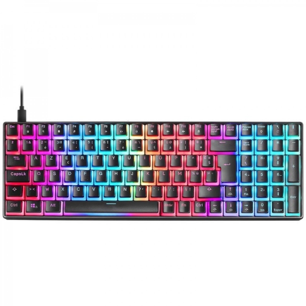 Mars Gaming MKULTRA Teclado Gaming Premium - Tamaño Compacto 96% - Teclas PBT Pudding - Iluminacion