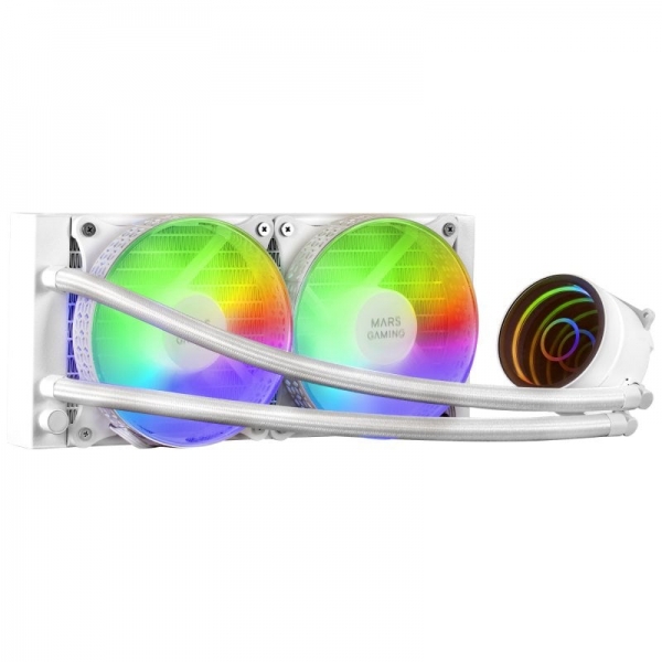 Mars Gaming ML-ONE240 Kit de Refrigeracion Liquida - Potencia 400W - Espejo Infinito FRGB - Bomba OP
