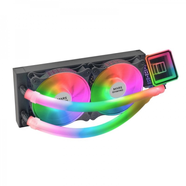 [MLULTRA240] Mars Gaming ML-ULTRA240 Kit de Refrigeracion Liquida - Iluminacion ARGB 360º - Bomba OPTI-CHAMBER 3r