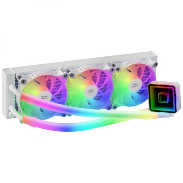 [MLULTRA360W] Mars Gaming ML-ULTRA360 Refrigeracion Liquida - 650W TDP - Tecnologia OPTI-CHAMBER - Iluminacion ARG