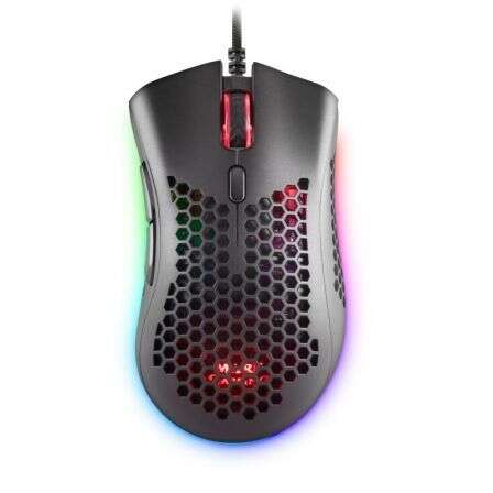 Mars Gaming MMEX Raton Gaming USB 32000dpi - Carcasa de Panel Perforado - 7 Botones Programables - I