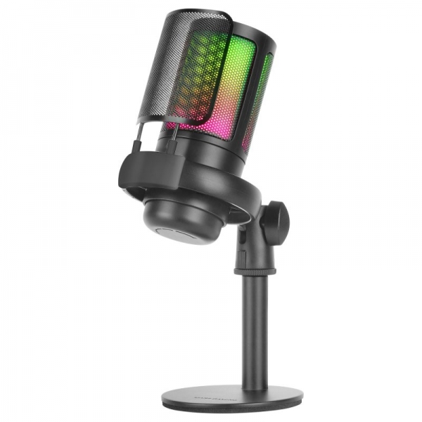 [MMICSE] Mars Gaming ARGB MMIC-SE Microfono de Estudio - ADC 196kHz 24 bits - Condensador Cardioide - Monitor
