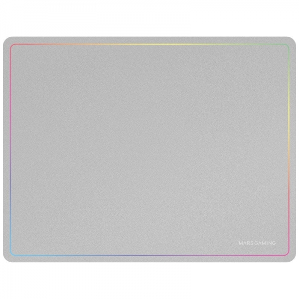 Mars Gaming Alfombrilla Gaming Nanotextil - Deslizamiento Suave - Efecto Rainbow - Base Antideslizan