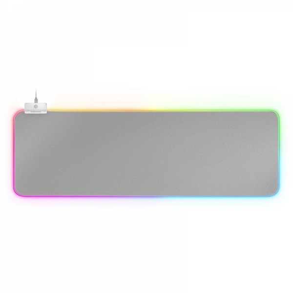 Mars Gaming MMPRGB2 Alfombrilla XXL - Superficie Nanotextil - Iluminacion RGB 12 Modos - HUB 2 Puert