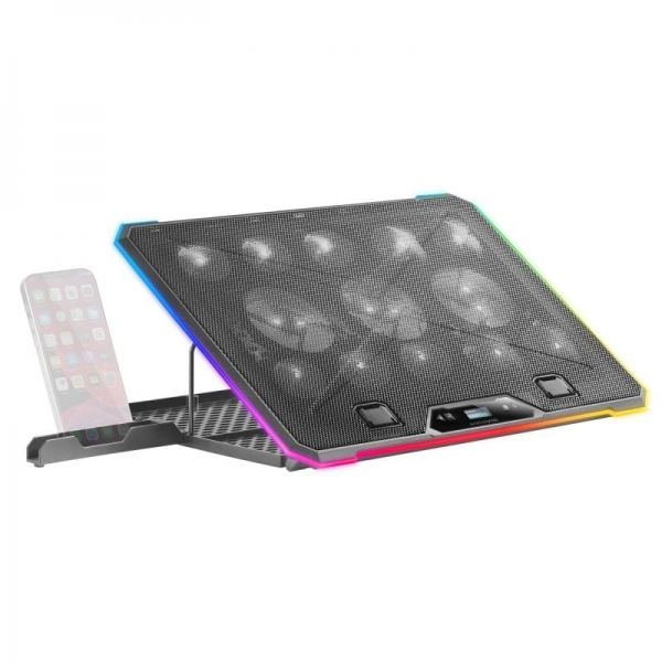Mars Gaming MNBC13 Base de Refrigeracion - 13 Ventiladores Ultrasilenciosos - Iluminacion RGB Person