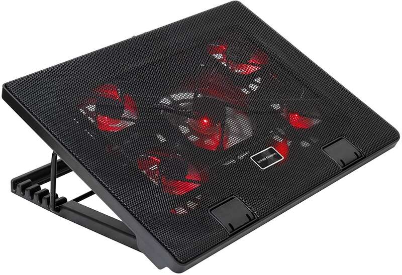 Mars Gaming MNBC2 Base de Refrigeracion para Portatil hasta 17.3" USB - Inclinacion Ajustable - 5 Ve