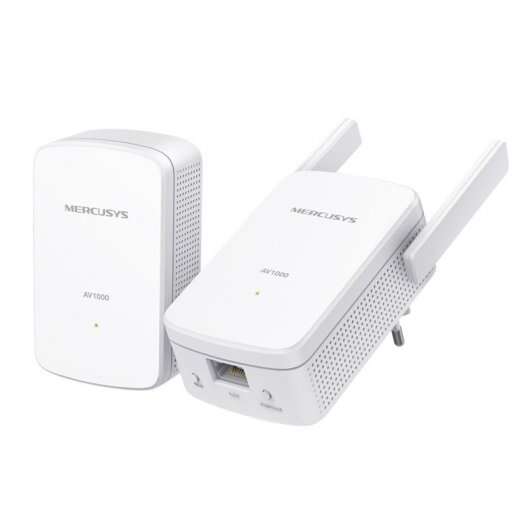 [MP510 KIT] Mercusys MP510 Kit WiFi Powerline AV1000 Gigabit - 1000Mbps - Alcance hasta 300m - Gigabit Ethernet