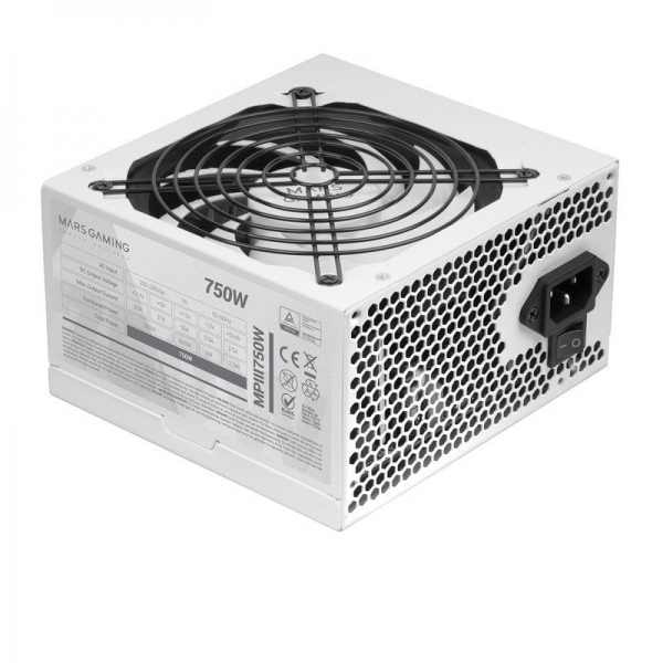 [MPIII750W] Mars Gaming MPIII MPIII750 Fuente de Alimentacion - Tecnologia AI-RPM - Eficiencia 99% DIGITAL APFC