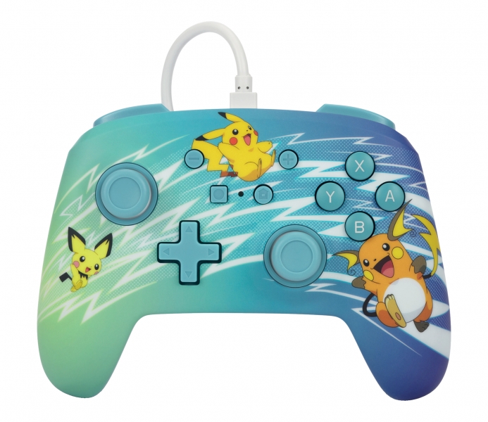 PowerA Mando con Cable Enhanced para Nintendo Switch - Pikachu Evolution