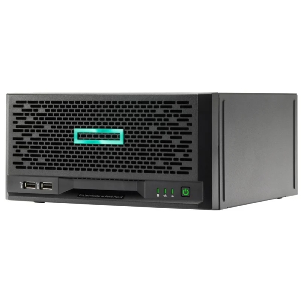 HPE ProLiant MicroServer Gen10 Plus V2 Servidor Intel Xeon E-2314 - 32GB - 2TB SSD - DisplayPort y V