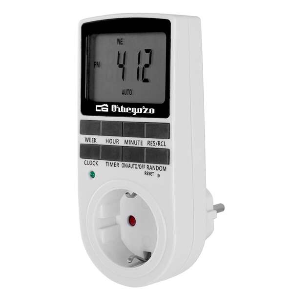 [PG 25] Orbegozo Pg 25 Programador Electronico Semanal - Controla tu Hogar Las 24 Horas del Dia - 10 Memoria