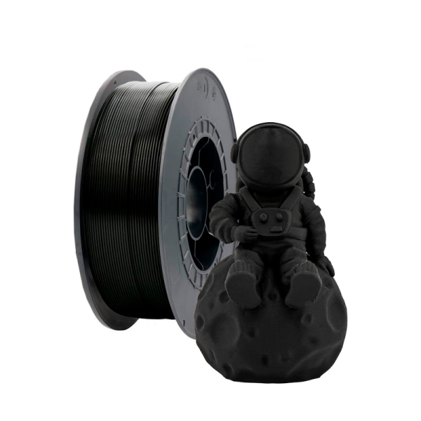 [PLA-Black-2.5] Filamento 3D PLA - Diametro 1.75mm - Bobina 2.5kg - Color Negro