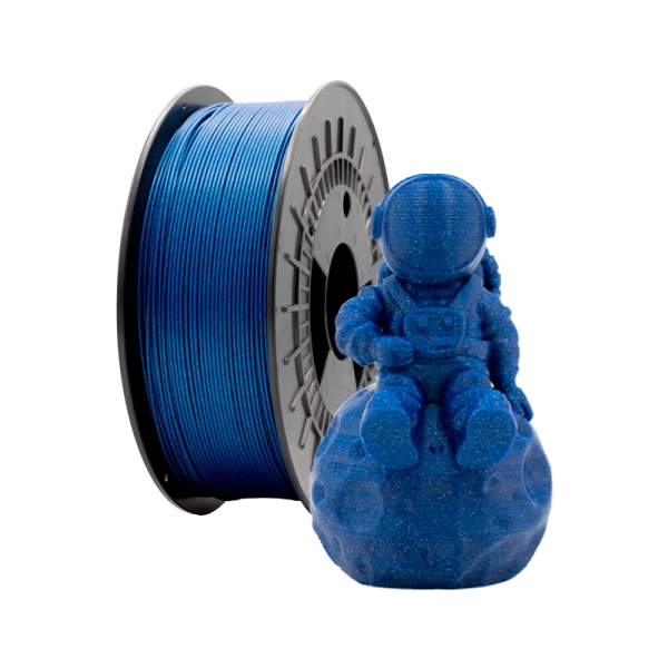 [PLA-GLITTER-Blue] Filamento 3D PLA GLITTER - Diametro 1.75mm - Bobina 1kg - Color Azul