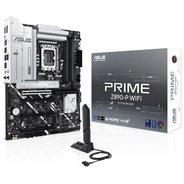 Asus Prime Z890-P WIFI Placa Base LGA 1851 - WiFi, Bluetooth, HDMI, DisplayPort, PCIe 4.0 y 5.0, M2,