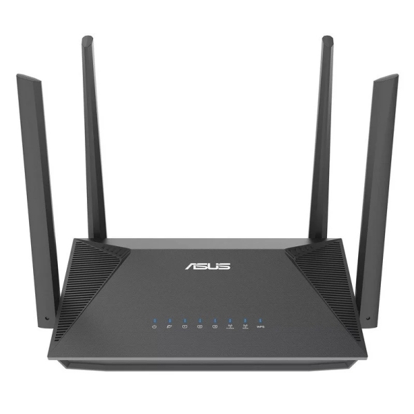 Asus RT-AX52 Router AX1800 WiFi 6 Dual Band AiMesh - Hasta 1800Mbps - 4 Puertos RJ45 LAN - 4 Antenas