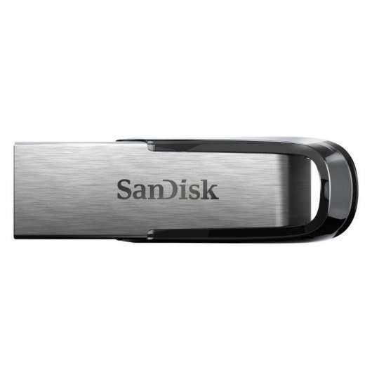 [SDCZ73-064G-G46] Sandisk Ultra Flair Memoria USB 3.0 64GB - Sin Tapa - Color Acero/Negro (Pendrive)