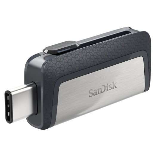 [SDDDC2-032G-G46] Sandisk Ultra Dual Memoria USB-C y USB-A 32GB - Hasta 150MB/s de Lectura - Diseño Metalico - Color A