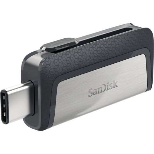 [SDDDC2-128G-G46] Sandisk Ultra Dual Memoria USB-C y USB-A 128GB - Hasta 150MB/s de Lectura - Diseño Metalico - Color