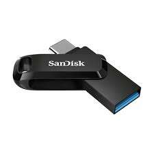 [SDDDC3-032G-G46] Sandisk Ultra Dual Drive Go Memoria USB-C y USB-A 32GB - Hasta 150MB/s de Lectura - Color Negro (Pen