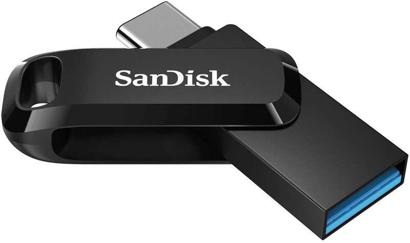 [SDDDC3-256G-G46] Sandisk Ultra Dual Drive Go Memoria USB-C y USB-A 256GB - Hasta 150MB/s de Lectura - Color Negro (Pe