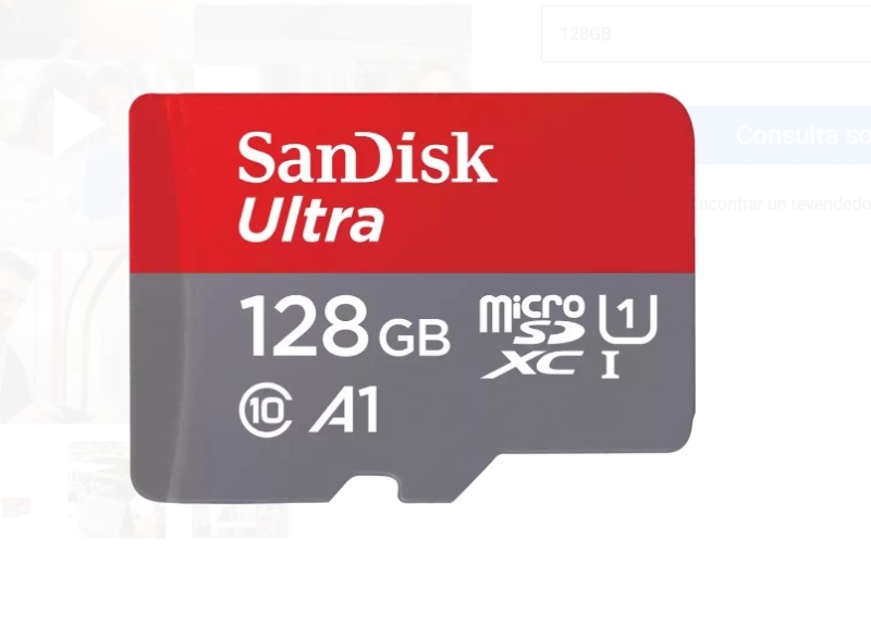 [SDSQUAB-128G-GN6MA] Sandisk Ultra Tarjeta Micro SDXC 128GB UHS-I A1 Clase 10 con Adaptador