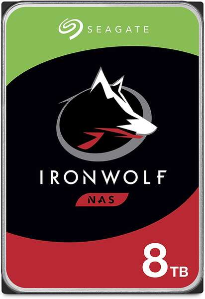 [ST8000VN004] Seagate Ironwolf Disco Duro Interno 3.5" SATA 3 8TB NAS