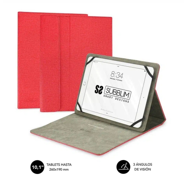 Subblim Clever Stand Case - Funda Universal para Tablet - Diseño Moderno y Elegante - Posicion Stand