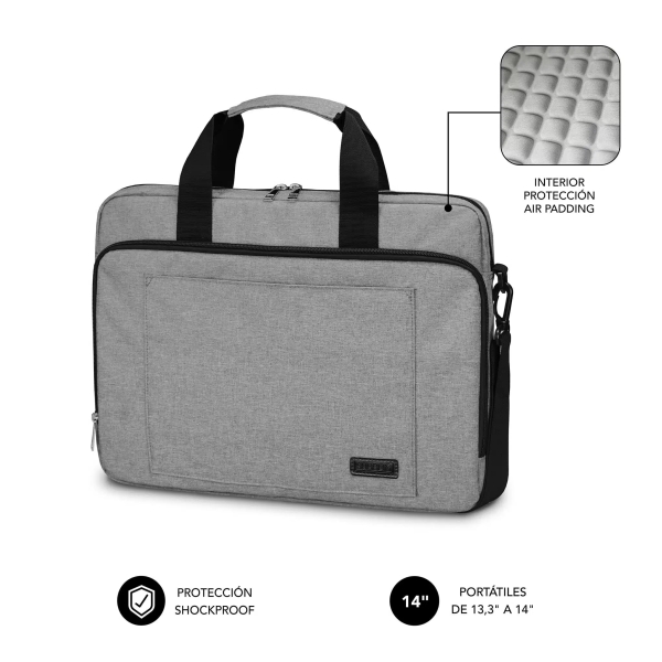 Subblim Maletin para Portatiles de hasta 14" Pulgadas - Proteccion Air Padding - Resistente Polieste