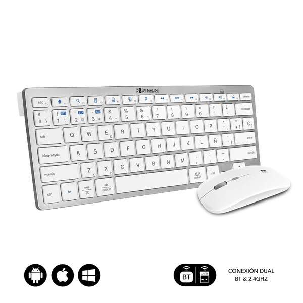 Subblim Combo Multidispositivo Compacto - Conectividad Inalambrica Multidispositivo - Compatible con