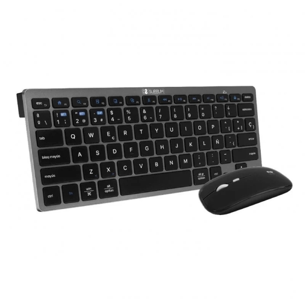 Subblim Combo Multidispositivo - Teclado y Ratón - Tecnología inalámbrica Bluetooth y radiofrecuenci