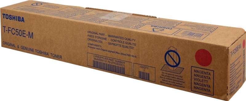 [T-FC50EM] Toshiba T-FC50EM Magenta Cartucho de Toner Original - 6AJ00000112/6AJ00000226/6AJ00000300