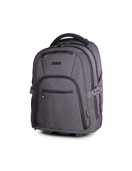 Urban Factory Heavee Green Mochila de Viaje para Portatil hasta 16" - Transformable en Carro - Ecolo