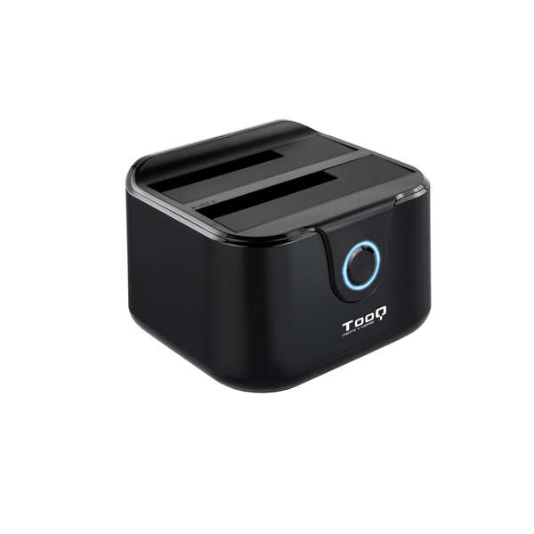 [TQDS-802B] Tooq Docking Station USB 3.0 - HDD/SSD 2.5", 3.5" SATA I,II,III - Boton de Clonacion - Copia de Segu