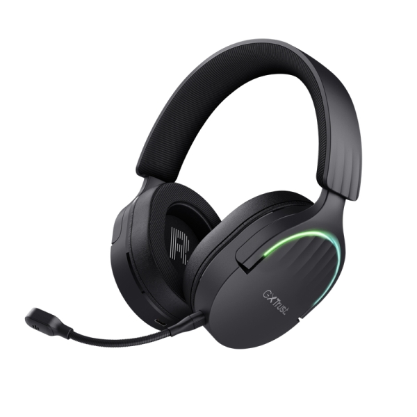 Trust GXT491 Fayzo Auriculares Gaming Bluetooth, USB 2.4Ghz - Iluminacion RGB - Microfono Extraible