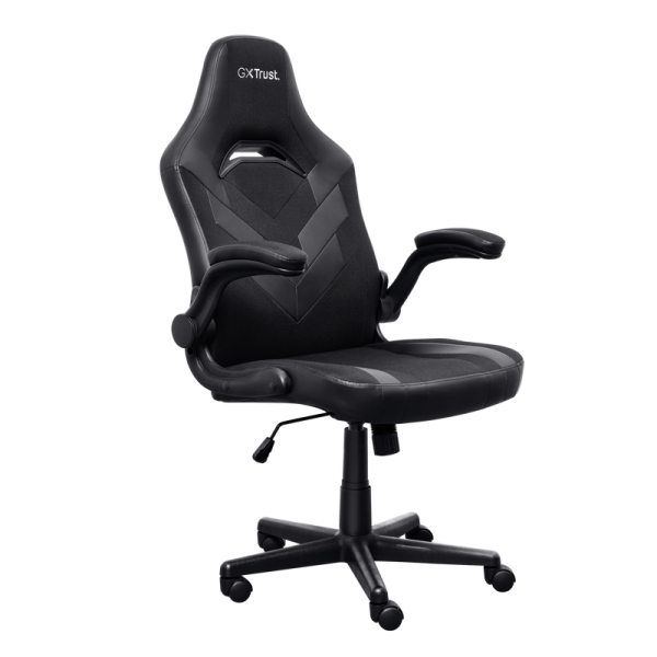 Trust GXT 703 Riye Silla Gaming - Reposabrazos - Ruedas de Nylon - Piston de Gas Clase 4 - Base Meta
