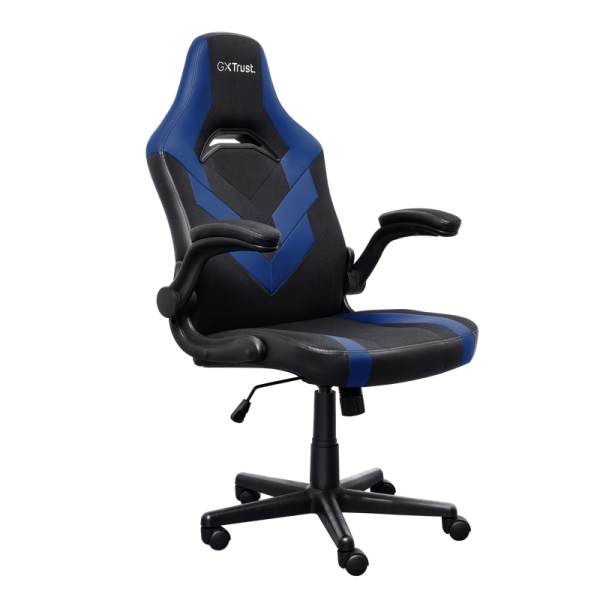 Trust GXT 703B Riye Silla Gaming - Reposabrazos - Ruedas de Nylon - Piston de Gas Clase 4 - Base Met