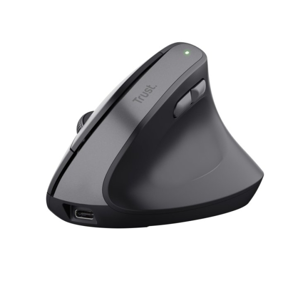 Trust Bayo II Raton Inalambrico USB - Tecnologia Silent Click - 6 Botones - Recargable por USB-C - C