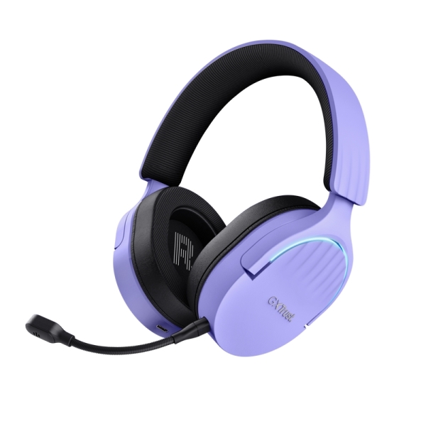Trust GXT491 Fayzo Auriculares Gaming Bluetooth, USB 2.4Ghz - Iluminacion RGB - Microfono Extraible