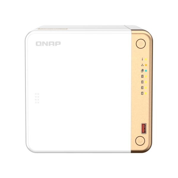 QNAP TS-462-4G NAS Torre Procesador Intel Celeron N4505 - Memoria 4GB - 4Bahias 2.5", 3.5", USB, HDM
