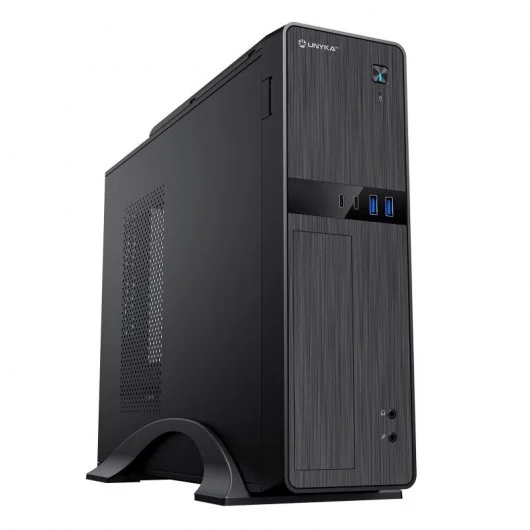 Unykach UK52112 Caja Torre MicroATX + Fuente de Alimentacion SFX 450W - Tamaño Disco Soportado 3.5",