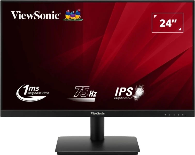Viewsonic Monitor 23.8" LED IPS FullHD 75Hz - Respuesta 1ms - Angulo de Vision 178º - 16:9 - VGA, HD