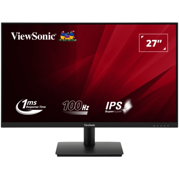 Viewsonic Monitor 27" VA270-H2 LED IPS FullHD - 100hz - Respuesta 1ms - VGA y HDMI - VESA 75x75 - Co