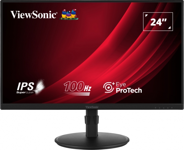 Viewsonic Monitor 24" VG2408A-MHD LED IPS FullHD - 16:9 - VGA - HDMI - DisplayPort - Altavoces - Aju