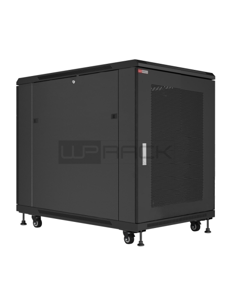WP RSB-15610-B Armario de Suelo para Redes 15U - Puerta de Acero Perforada - Cerradura de Seguridad