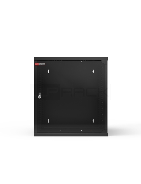 WP RWA-12604-B Armario Mural 12U - Puerta de Cristal - Cerradura de Seguridad - 540x450x580mm - Colo