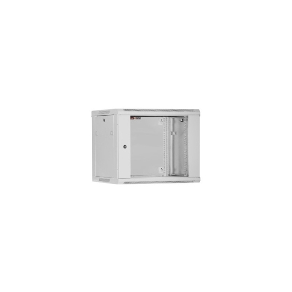WP RWB-12605-G Armario Mural 12U - Puerta de Cristal - Cerradura de Seguridad - 600x500x635mm - Colo